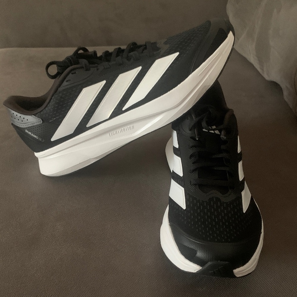 NWOT Adidas Men's Duramo in Black and White